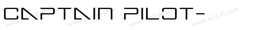 Captain Pilot字体转换
